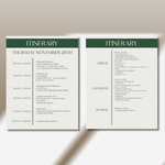 Family Reunion Program Template: Editable 8-Page Keepsake Booklet (PDF Download)