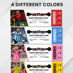 Editable Soccer Ticket Template, Customizable Game Day, Birthday, Party Ticket | Canva Printable Digital