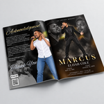 Black & Gold Funeral Program Template: 12-Page Memorial (Canva PDF)