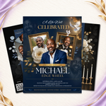 Funeral Program Template Bundle, Editable Canva Memorial Booklet, Celebration of Life, Obituary Order of Service, 8.5x11 Bifold (Copy)