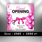 Grand Opening Flyer, Lash, Hair Salon Event (Digital Download)