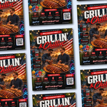 Memorial Day Flyer, Cookout Party, Grill and Chill Invitation, Summer Event Poster, Editable Canva Template, Backyard BBQ Promo