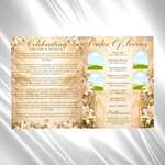 Funeral Program Template: 8-Page Memorial Program