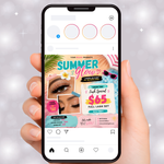 Summer Lash Special Flyer Template (Digital Download)