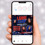 Labor Day Booking Flyer, Digital Instant Download, Canva Editable Template