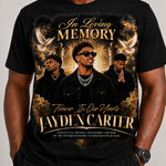 Memorial T-Shirt Canva Template, Heavenly In Loving Memory, Celebration of Life Design