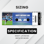 Editable Soccer Ticket Template, Customizable Game Day, Birthday, Party Ticket | Canva Printable Digital