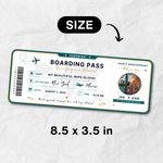 Editable Boarding Pass Template: Canva Customizable Plane Ticket (Instant Download)