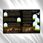 Muslim Funeral Program Template: 8-Page Memorial, Celebration of Life (Canva, PDF Download)