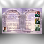 Purple Funeral Program Template: 8-Page Memorial (Canva, PDF Download)