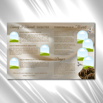 Royal Brown Roses Funeral Program Template: 8-Page Memorial (Canva PDF)