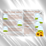 Yellow Roses Funeral Program Template: 8-Page Memorial (Canva PDF)