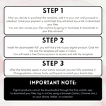 Editable Valentine's Day Card Templates: DIY Gift Card (Canva)