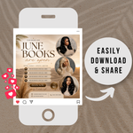 June Booking Flyer, June Books Open, Summer, Hair, Nails, Lash, Makeup, Appointment (Canva Template)