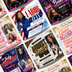 Labor Day Weekend Event Flyer – American Flag Stripes – preview image 5