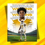 Basketball Flyer Template, Match Day Flyer, Sports Party Invitation, Basketball Event Flyer, Digital Download, Canva Editable