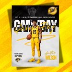 Game Day Basketball Flyer Template, Match Day Flyer, Sports Party Invitation, Basketball Event Flyer, Digital Download, Canva Editable