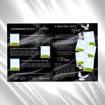 Black Roses Funeral Program Template: 8-Page Memorial, Celebration of Life (Canva Template, PDF Download)