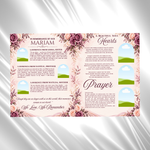 Memorial Funeral Program Template, Celebration of Life, Elegant Floral Memorial, Editable Canva Funeral Program, (Canva, PDF Download)