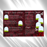 Red Roses Funeral Program Template: 8-Page Memorial (Canva, Digital Download)