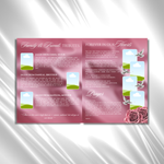 Pink Roses Funeral Program Template: 8-Page Memorial (Canva PDF)