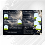Grey Sky & White Lilies Funeral Program – preview image 5