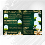 Green & Gold Funeral Program Canva Template |8 Page Memorial Booklet