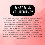 White Gold Funeral Announcement Flyer: Editable Canva Template (Digital Download)