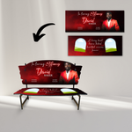 Memorial Bench 10 Canva Templates, Editable, Roses Design, Celebration of Life (PDF File)