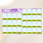 Purple Roses Funeral Program Template: 8-Page Memorial (Canva PDF)
