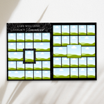 Black Funeral Program Template: 8-Page Memorial (Canva PDF)
