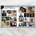 Black Roses Funeral Program Template: 8-Page Memorial, Celebration of Life (Canva Template, PDF Download)