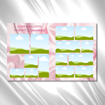 Pink Roses Funeral Program Template: 8-Page Memorial (Canva PDF)