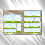Royal Brown Roses Funeral Program Template: 8-Page Memorial (Canva PDF)