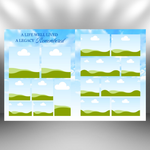 Blue Funeral Program Template: 8-Page Memorial, Celebration of Life (Canva, PDF Download)