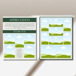 Family Reunion Program Template: Editable 8-Page Keepsake Booklet (PDF Download)