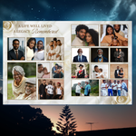 White Roses Funeral Program Template: 8-Page Memorial, Celebration of Life (Canva, PDF Download)
