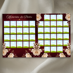 Red Funeral Program Canva Template | 8 Page Memorial Booklet