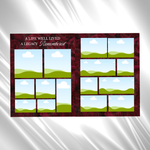 Red Roses Funeral Program Template: 8-Page Memorial (Canva, Digital Download)