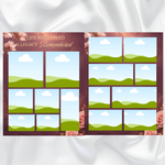 Dusty Rose Funeral Program Template | Elegant Memorial Service Canva Template | Celebration of Life Program 8-Page Memorial (Canva, PDF)