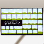Purple Funeral Program Canva Template | 8 Page Memorial Booklet