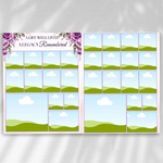 Purple Roses Funeral Program Template: 8-Page Memorial (Canva, PDF Download)
