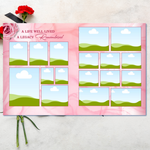 Pink Roses Funeral Program Template: 8-Page Memorial, Celebration of Life (Canva, PDF Download)