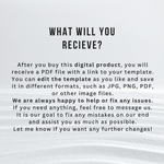 Blue & White Funeral Announcement Flyer: Obituary, Celebration of Life (Canva Template PDF)