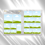 White Roses Funeral Program Template: Celebration of Life (Canva, 8 Pages, Digital Download)