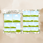 White Roses Funeral Program Template: 8-Page Memorial (Canva PDF)