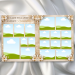 White & Gold Roses Funeral Program Template: 8-Page Memorial, Celebration of Life (Canva, PDF Download)