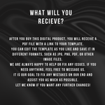 Blue Funeral Announcement Flyer: Celebration of Life (Canva Template, 8x8