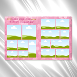 Pink Roses Funeral Program Template: Celebration of Life (Canva, 8 Pages, Digital Download)