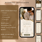 Animated Sage Green Wedding Invitation – preview image 5